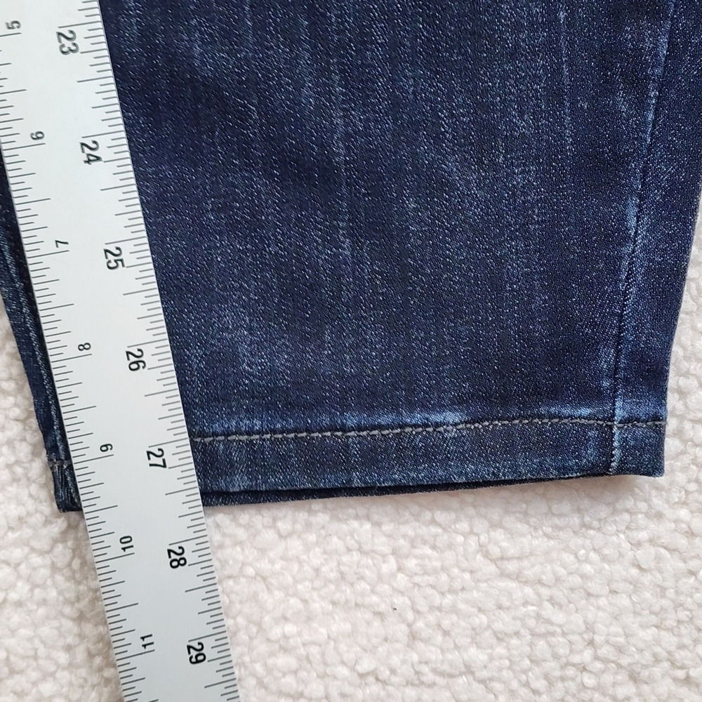 Judy Blue High Waist Skinny Fit Jeans Womens 22W Dark Wash Button Fly Casual - Picture 10 of 13